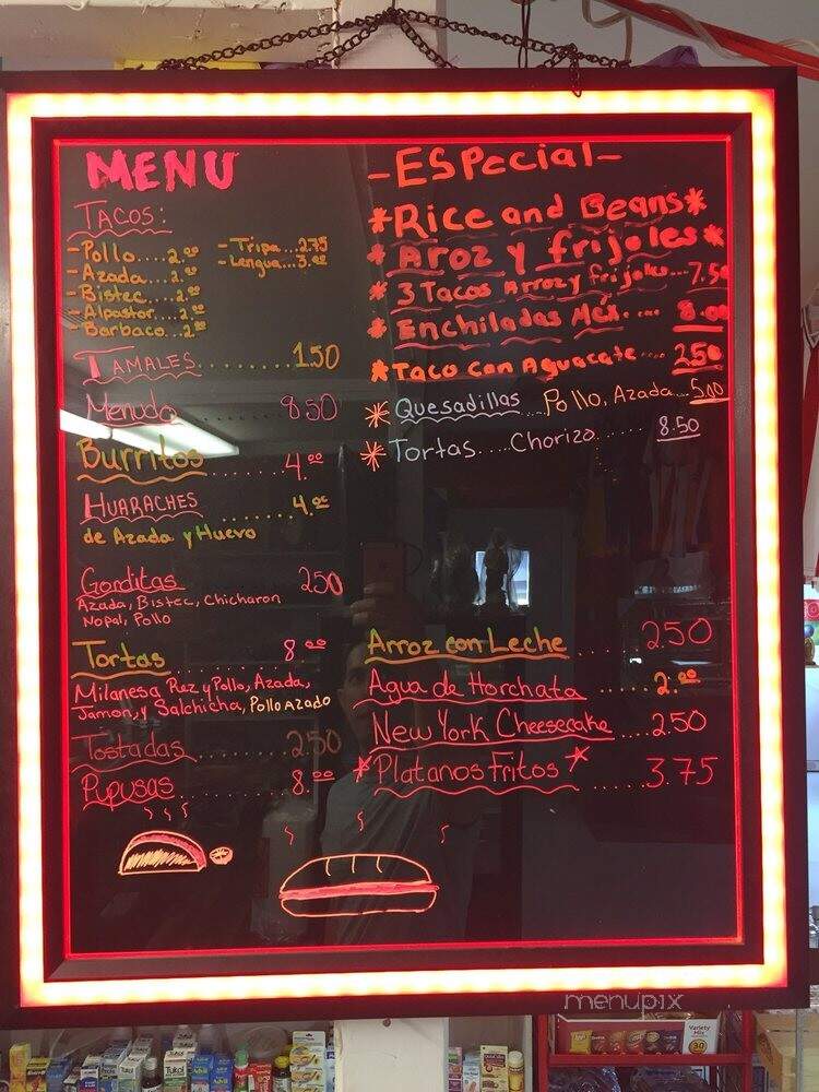 El Crucero Tienda Y Taqueria - Hallwood, VA menu_pic