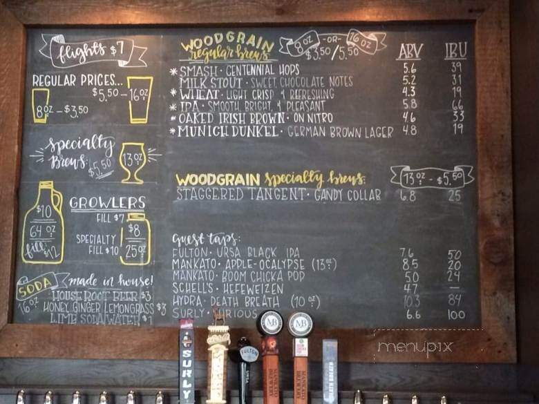 WoodGrain Brewing Company - Sioux Falls, SD menu_pic