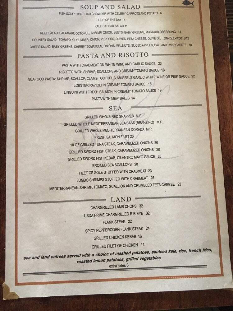 Reef Restaurant - Forest Hills, NY menu_pic