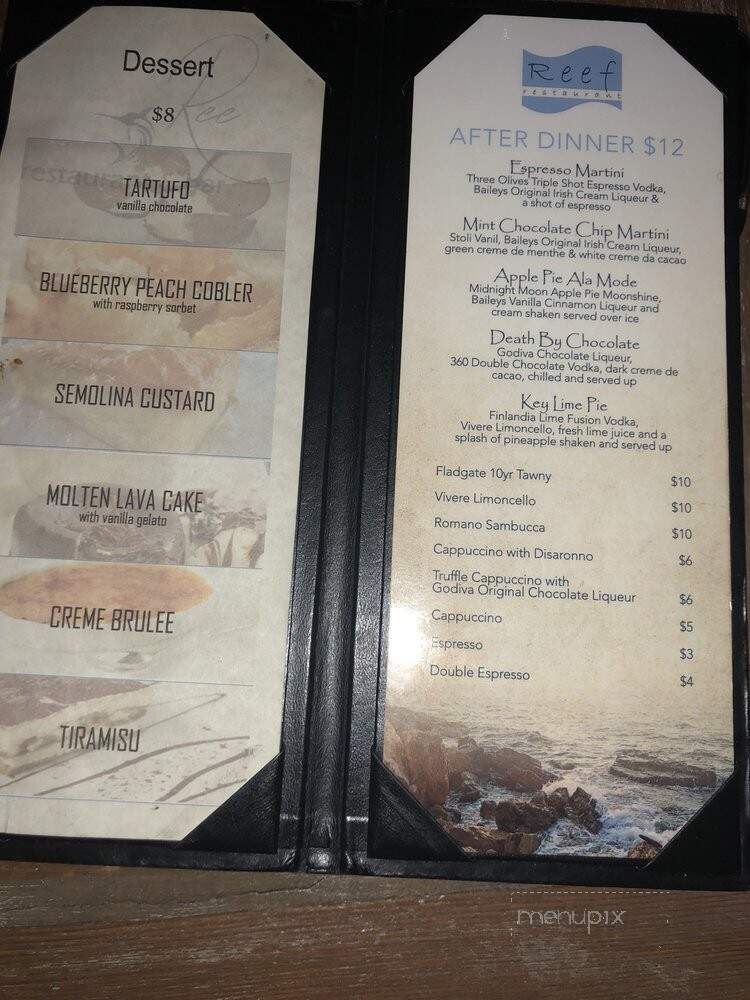 Reef Restaurant - Forest Hills, NY menu_pic