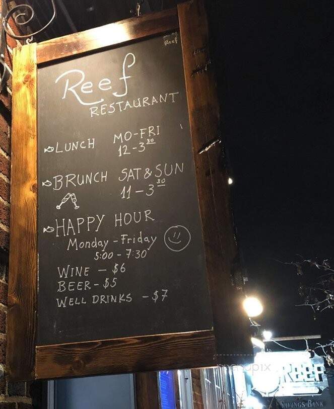 Reef Restaurant - Forest Hills, NY menu_pic