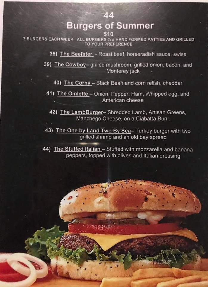 Zalenski Family Eatery & Pub - Wintersville, OH menu_pic