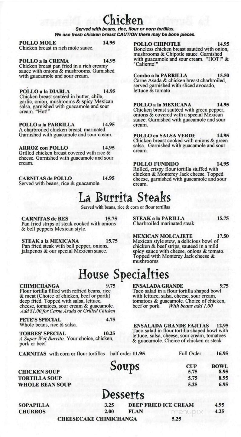 La Burrita Mexican Restaurant - Grants Pass, OR