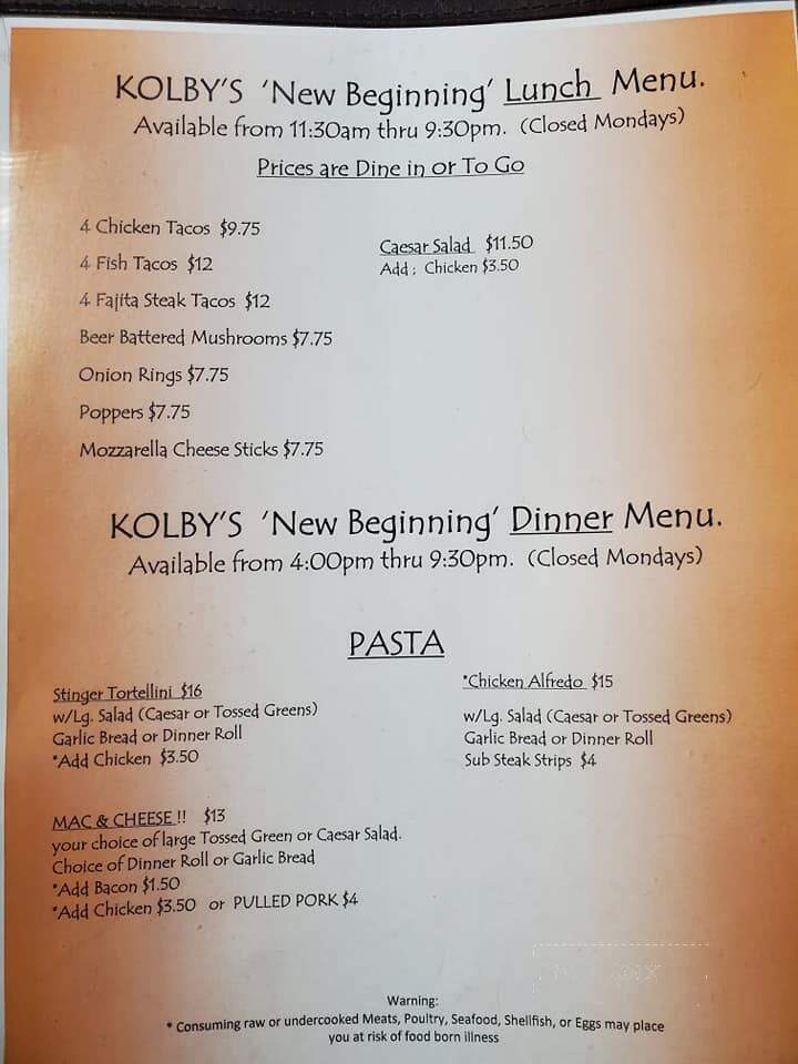Kolby's Restaurant Bar and Billiards - Keizer, OR