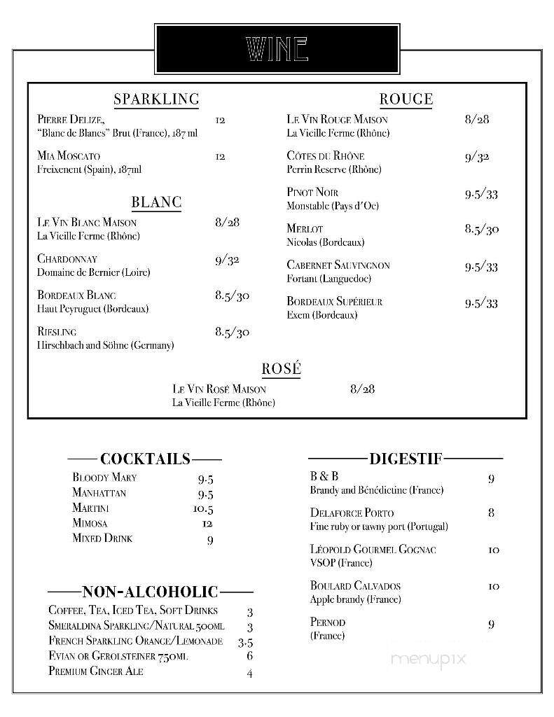 Fritz and Frites - Galena, IL menu_pic