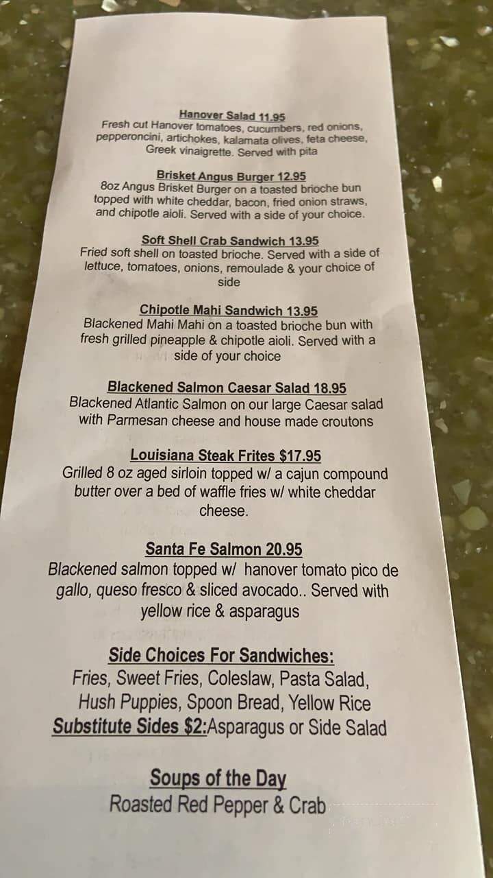 Kitchen 64 - Richmond, VA menu_pic