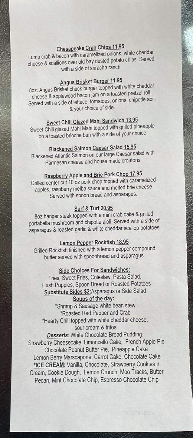Kitchen 64 - Richmond, VA menu_pic