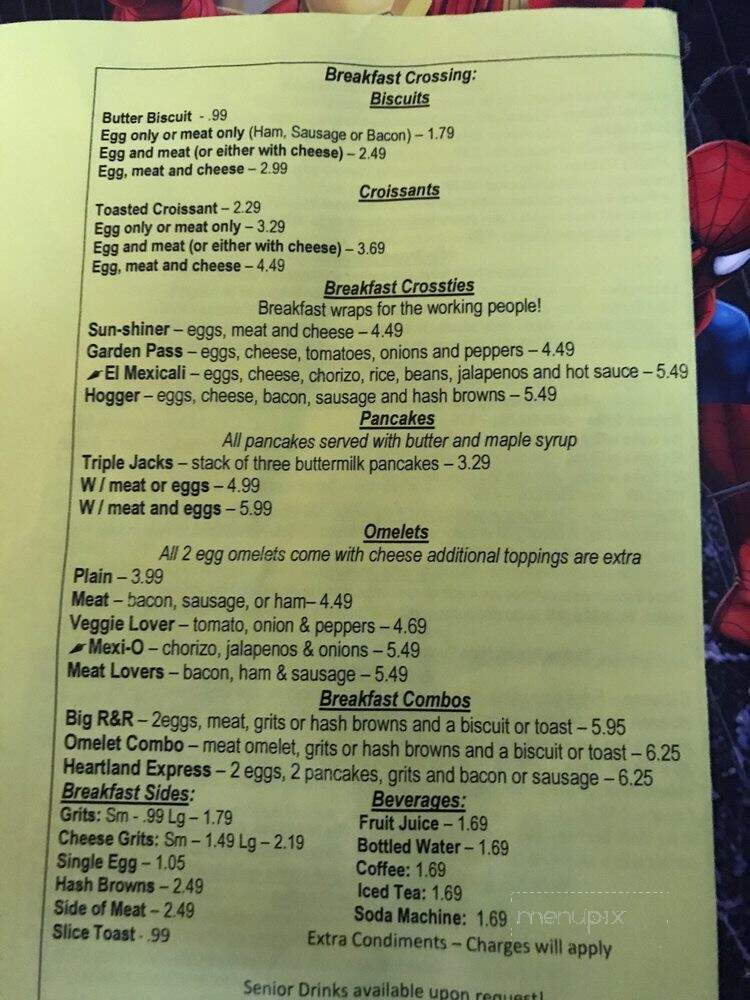 The Railroad Cafe - Fort Valley, GA menu_pic