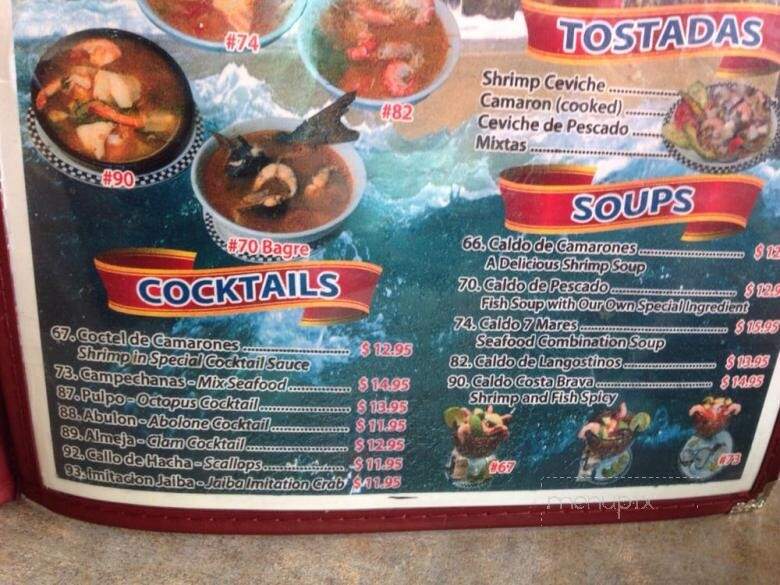 Casa Jimenez - Barstow, CA menu_pic