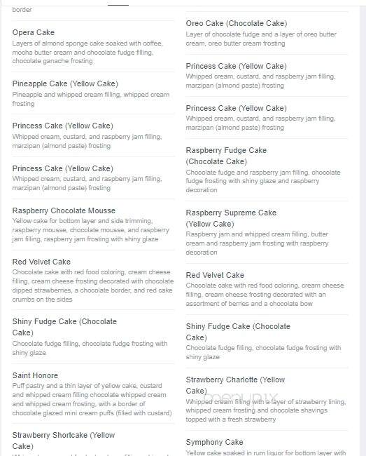 Viktor Benes Bakery - Los Angeles, CA menu_pic