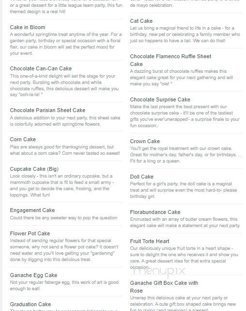 Viktor Benes Bakery - Los Angeles, CA menu_pic