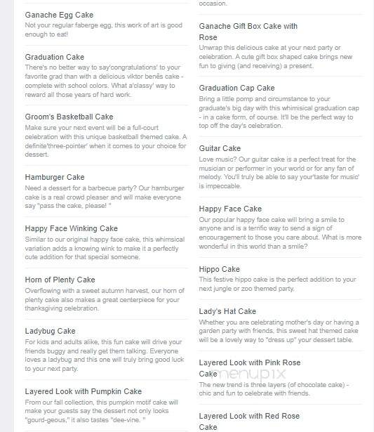 Viktor Benes Bakery - Los Angeles, CA menu_pic