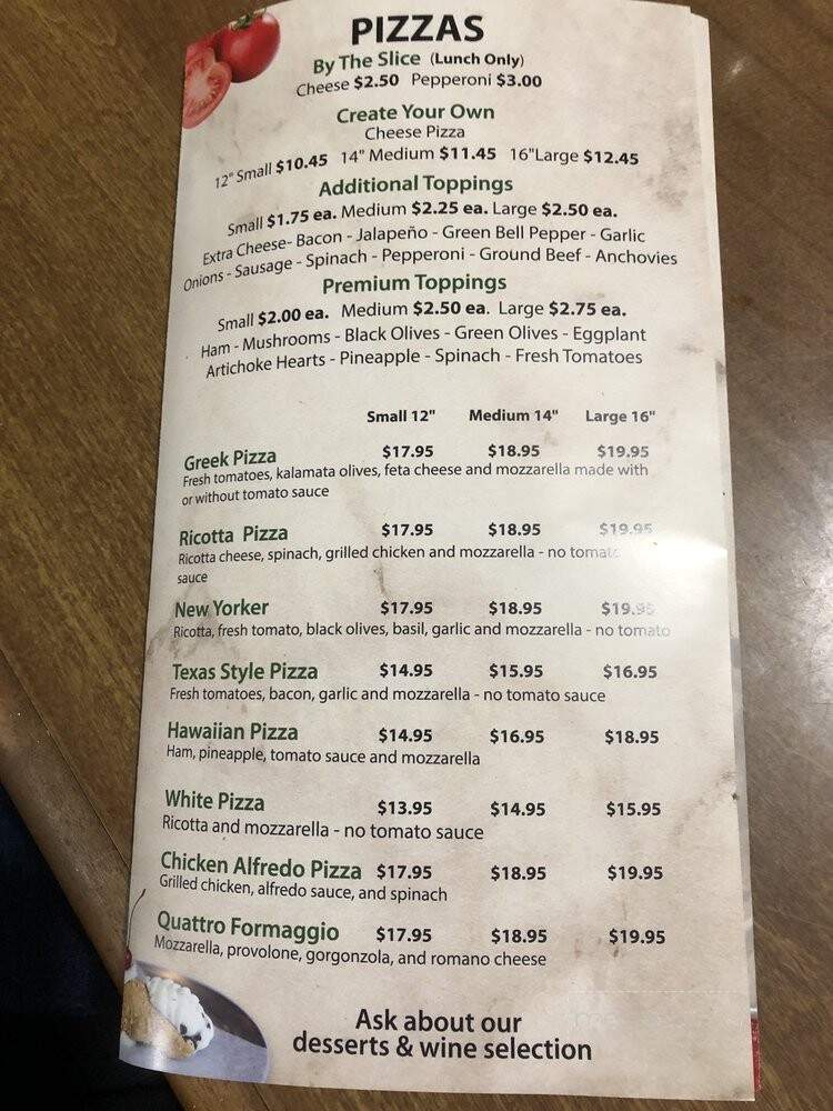 46th St. New York Style Pizzaria - Bulverde, TX menu_pic
