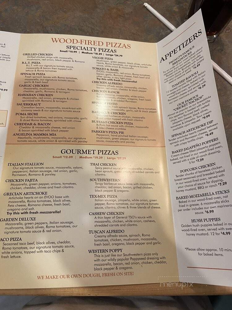 Pagalo's Pizzeria Gelato Cafe' - Milan, IL menu_pic