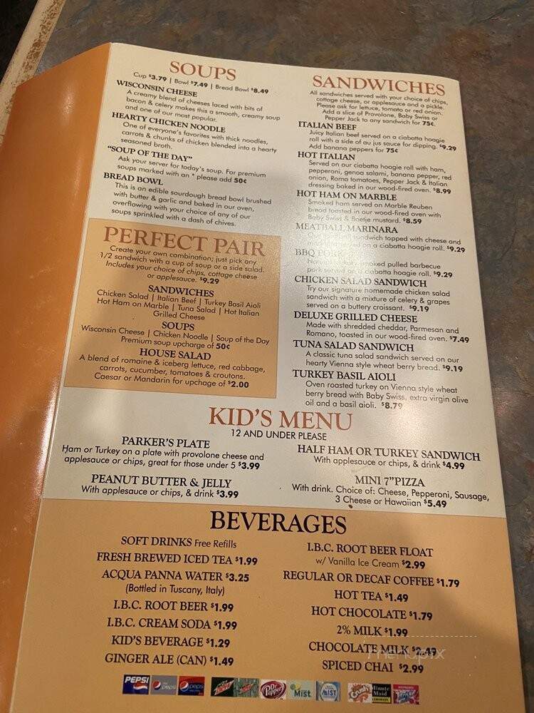 Pagalo's Pizzeria Gelato Cafe' - Milan, IL menu_pic