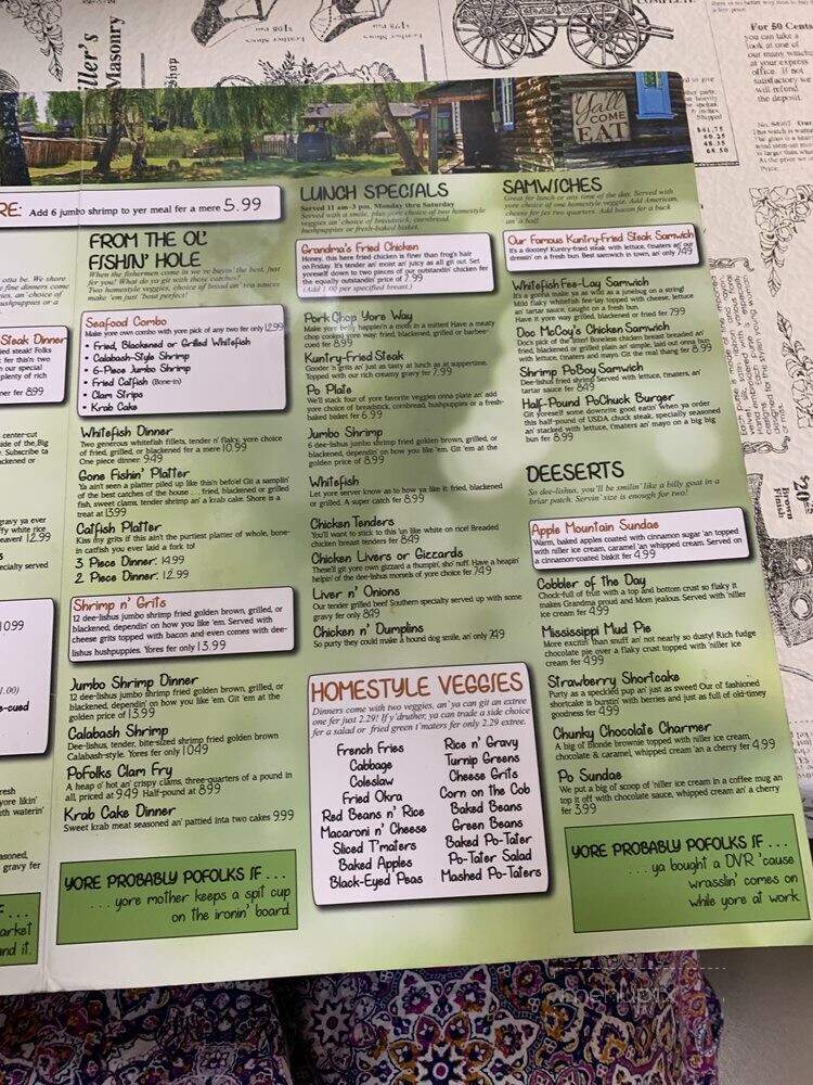 Po Folks - Marianna, FL menu_pic