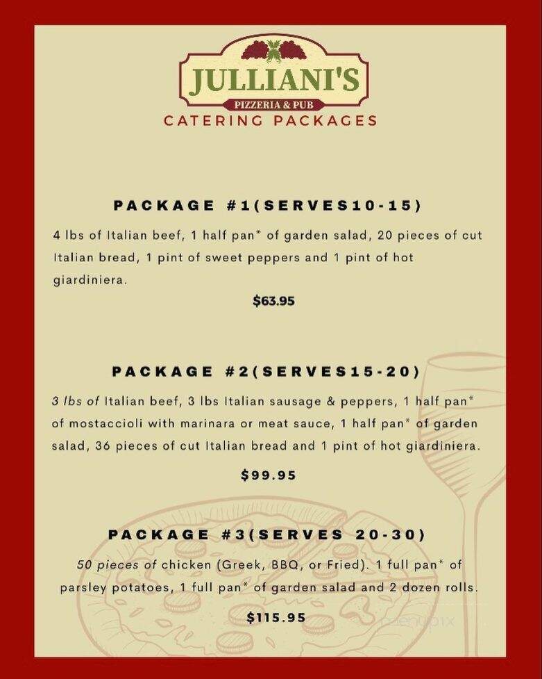 Julliannis Pizza - Palos Heights, IL