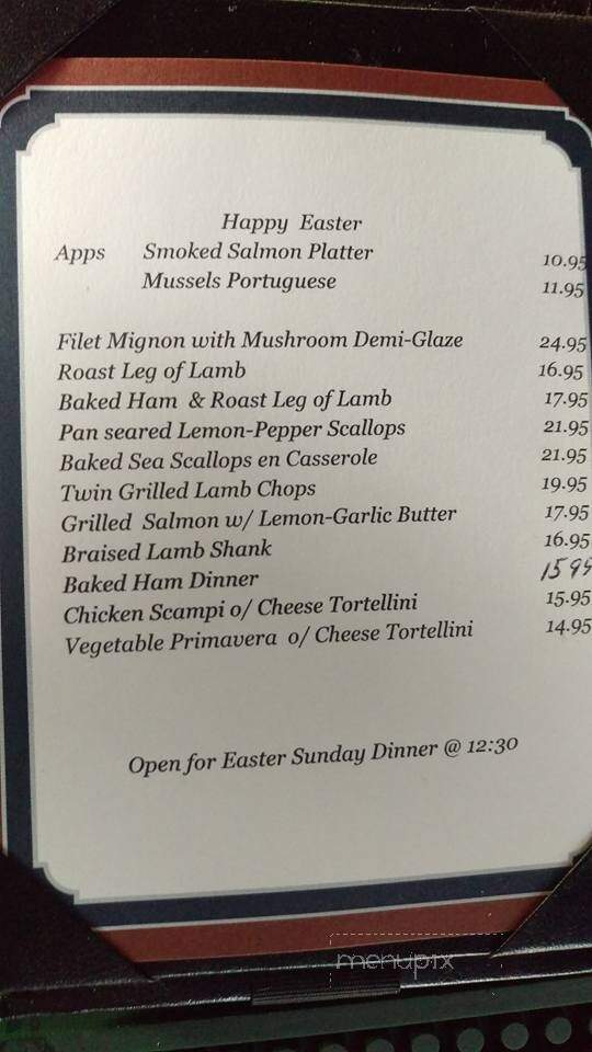 O'Shea's Olde Inn - West Dennis, MA menu_pic