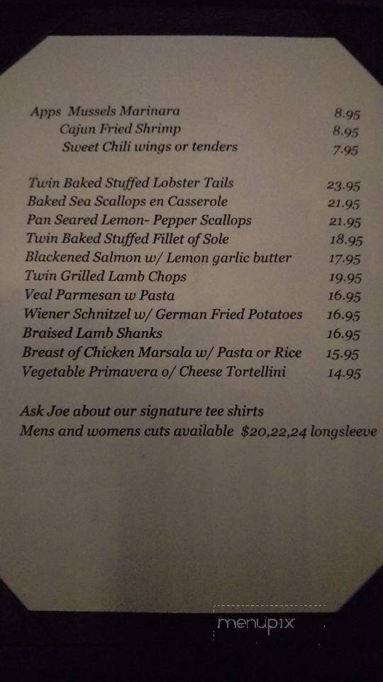O'Shea's Olde Inn - West Dennis, MA menu_pic