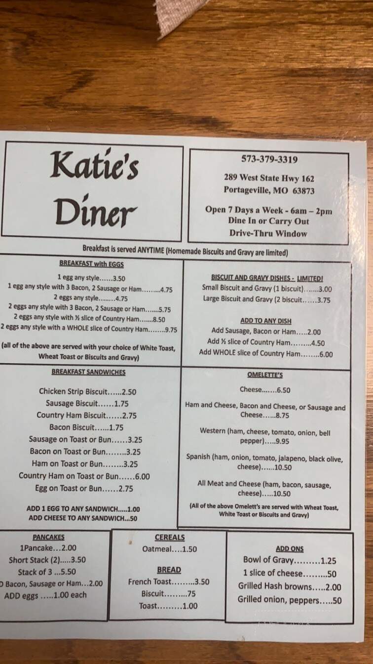Katie's Diner - Portageville, MO
