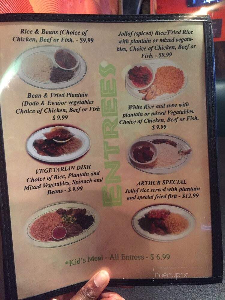 African Palace - Florissant, MO menu_pic