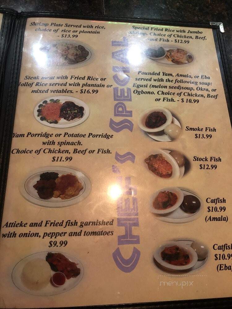 African Palace - Florissant, MO menu_pic