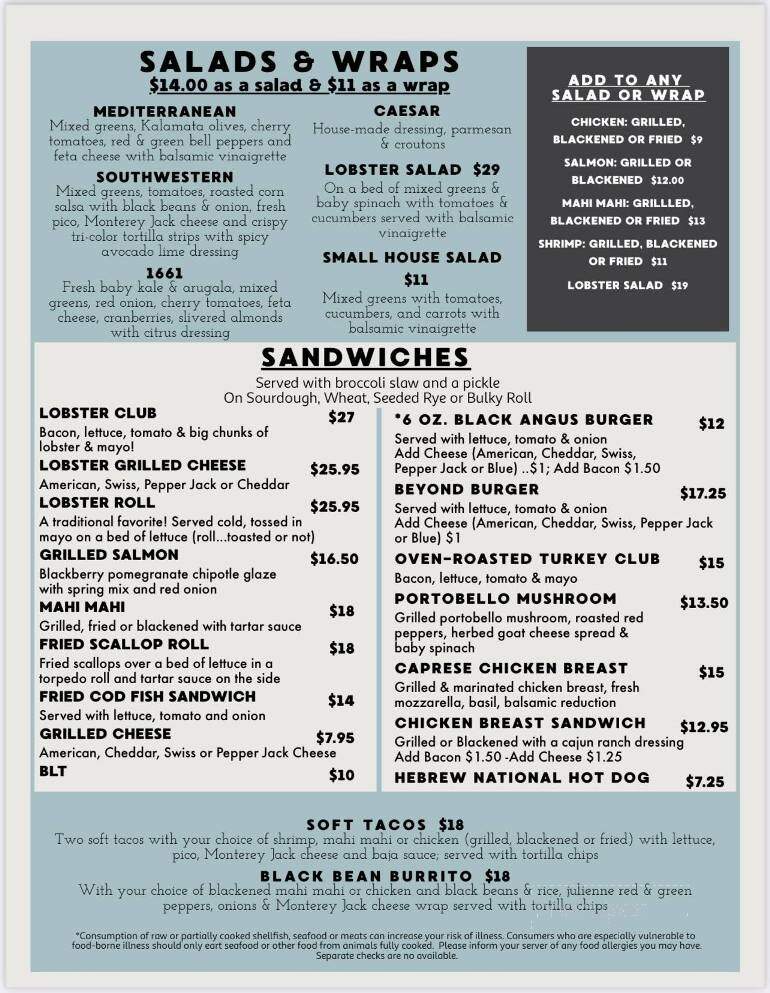 Regents' Glen Country Club - York, PA menu_pic