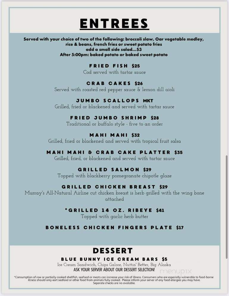 Regents' Glen Country Club - York, PA menu_pic