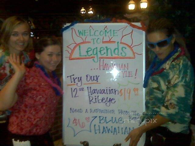 Legends Of Shelbyville - Shelbyville, TN menu_pic