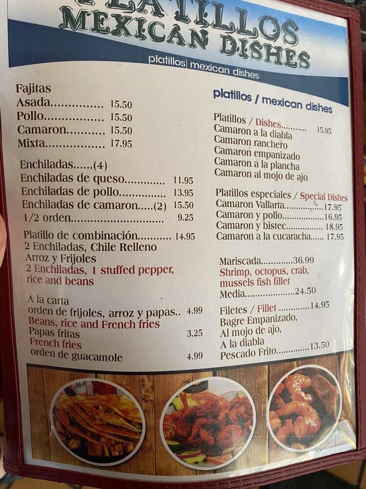 Los Altos Restaurant - Salinas, CA menu_pic