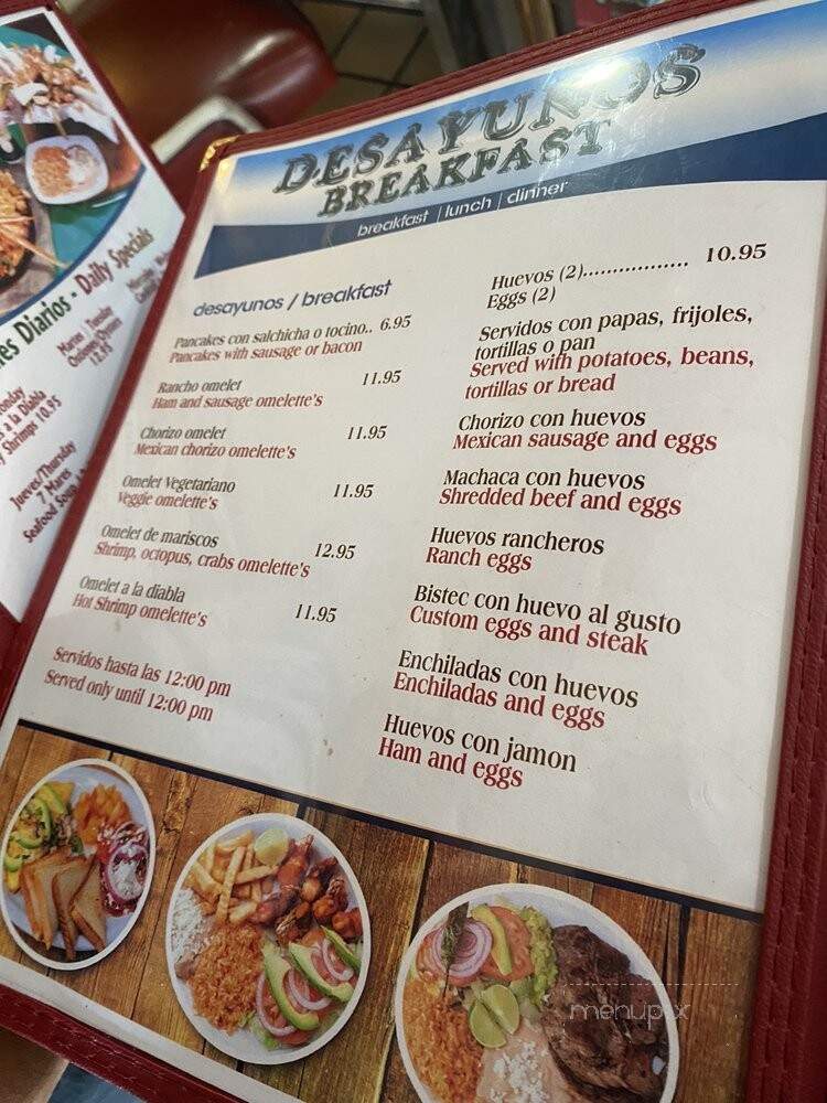 Los Altos Restaurant - Salinas, CA menu_pic