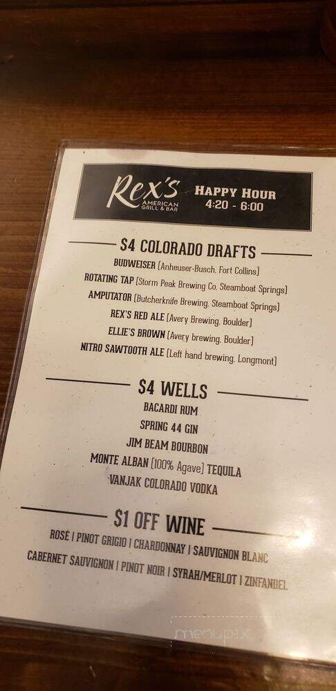 Rex's American Grill & Bar - Steamboat Springs, CO