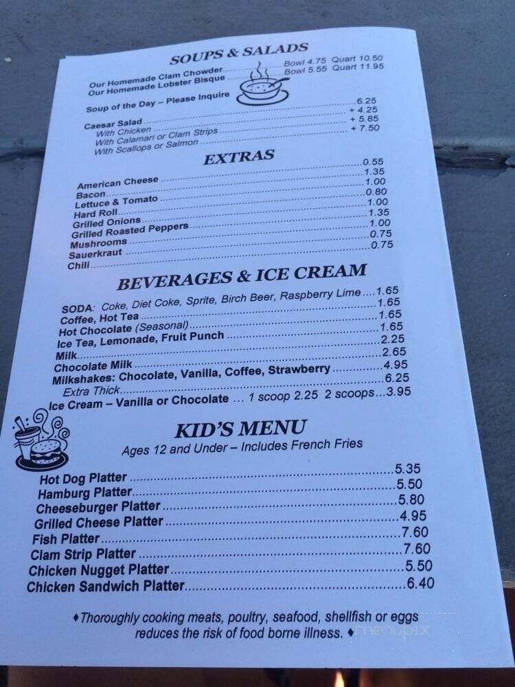 Johnny Ad's Drive-In - Old Saybrook, CT menu_pic