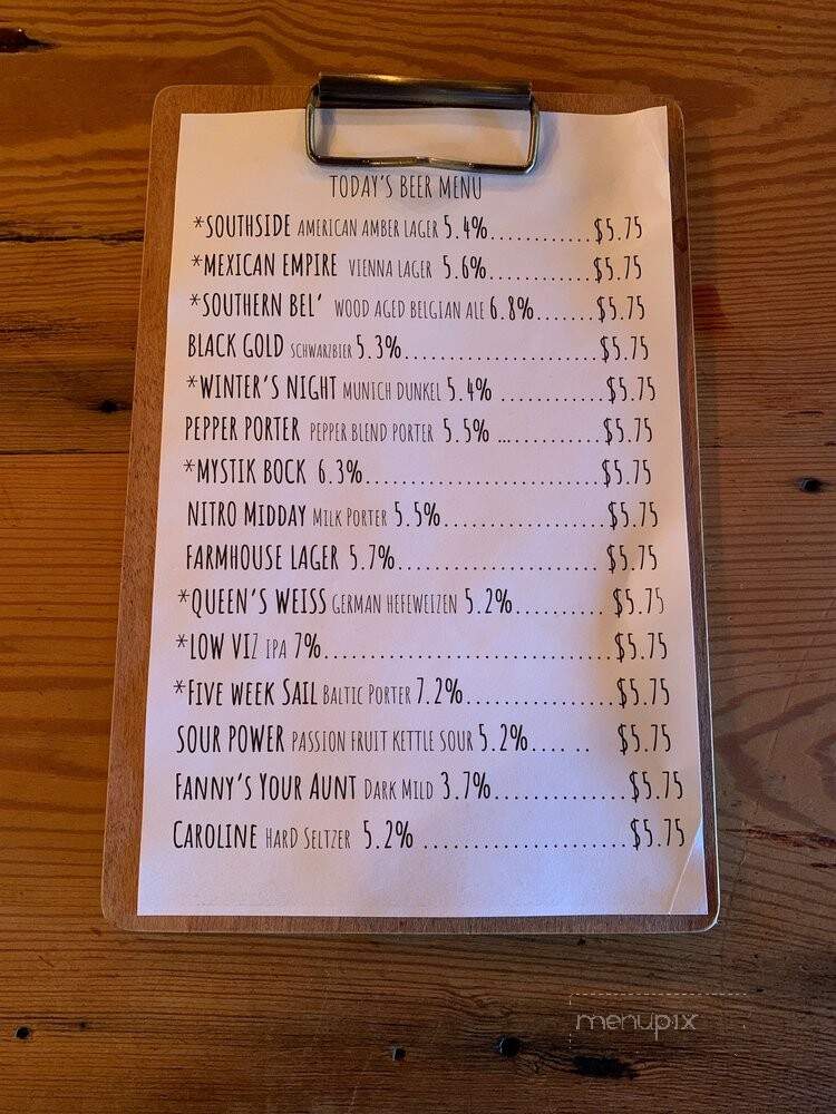 Arches Brewing - Hapeville, GA menu_pic