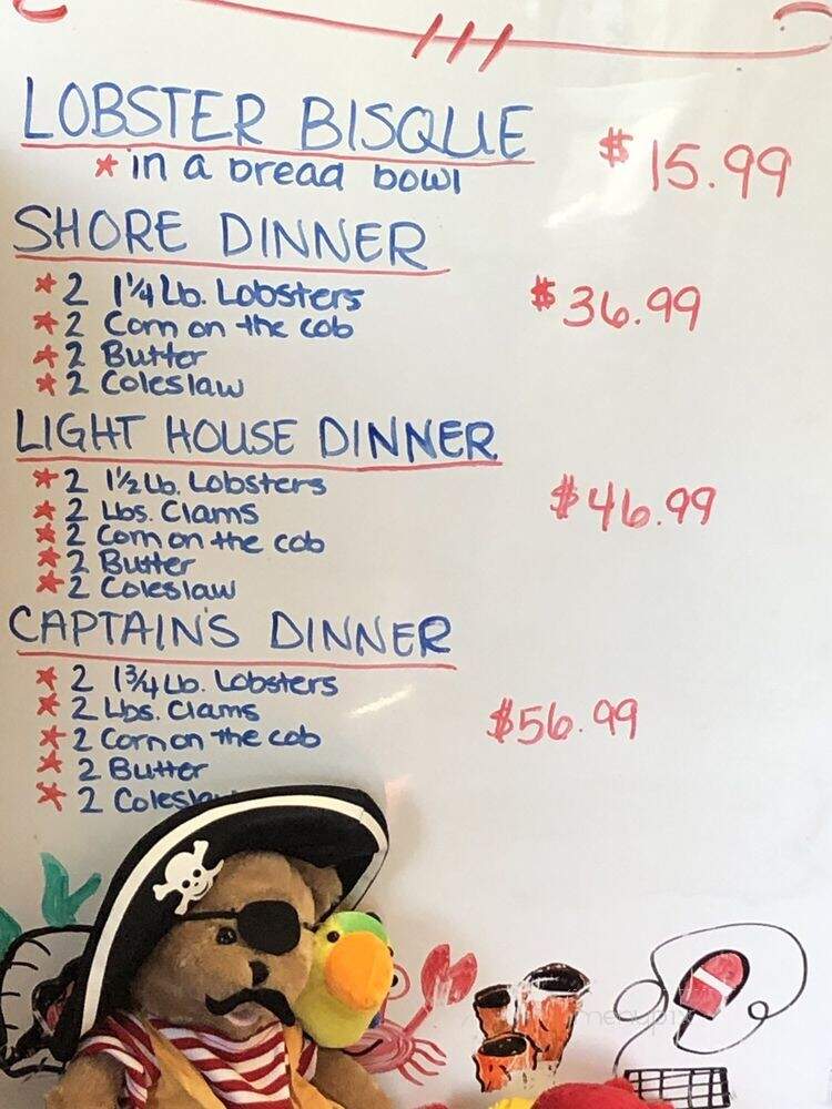 The Happy Clam Shack - Bar harbor, ME menu_pic