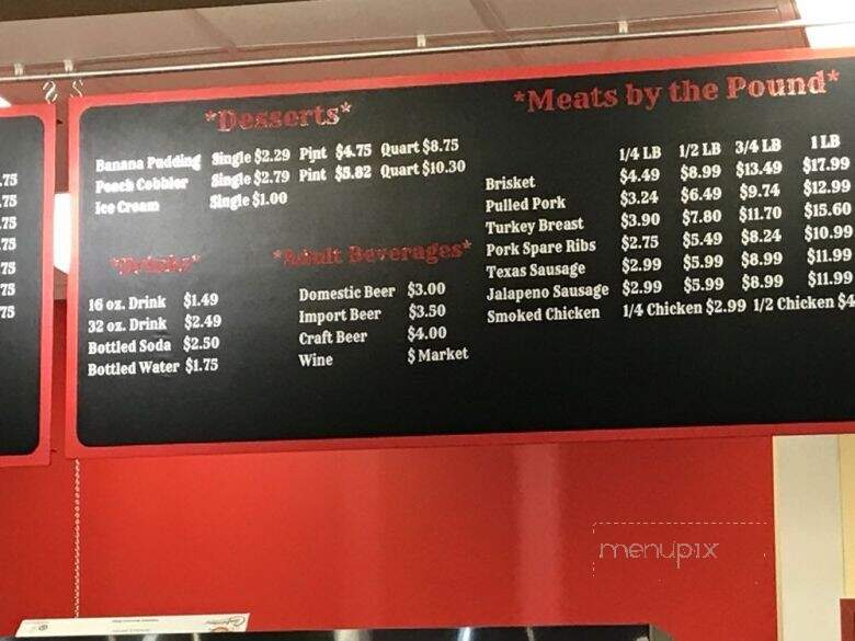 Big Tiny's BBQ - Mooresville, NC menu_pic