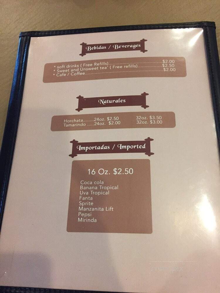 Alicia's Restaurant - Baton Rouge, LA menu_pic