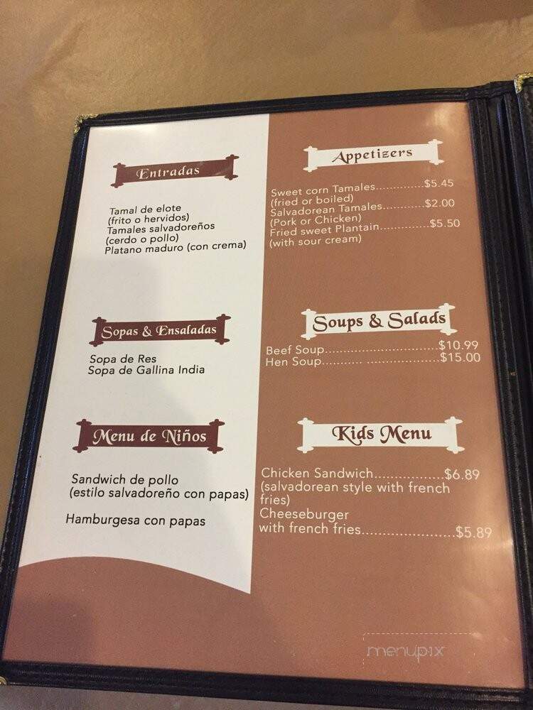 Alicia's Restaurant - Baton Rouge, LA menu_pic