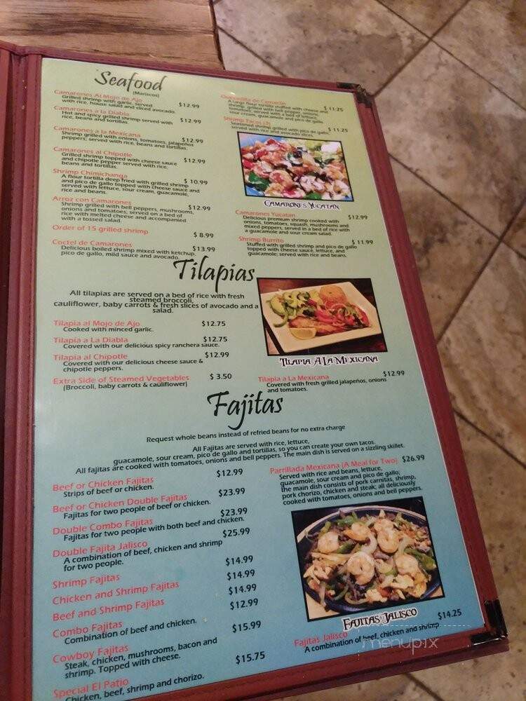 El Patio Mexican Grill & Cantina - Enid, OK menu_pic