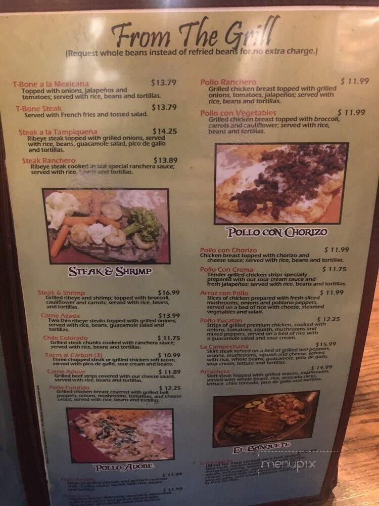 El Patio Mexican Grill & Cantina - Enid, OK menu_pic