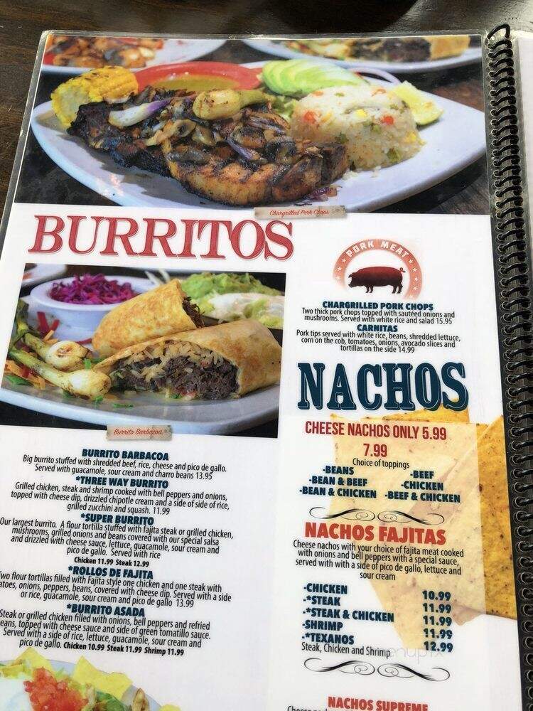 Pepe's Mexican Bar & Grill - Lawrenceville, GA menu_pic