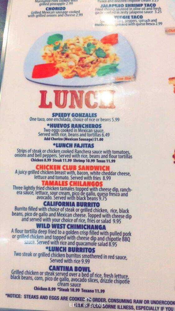 Pepe's Mexican Bar & Grill - Lawrenceville, GA menu_pic