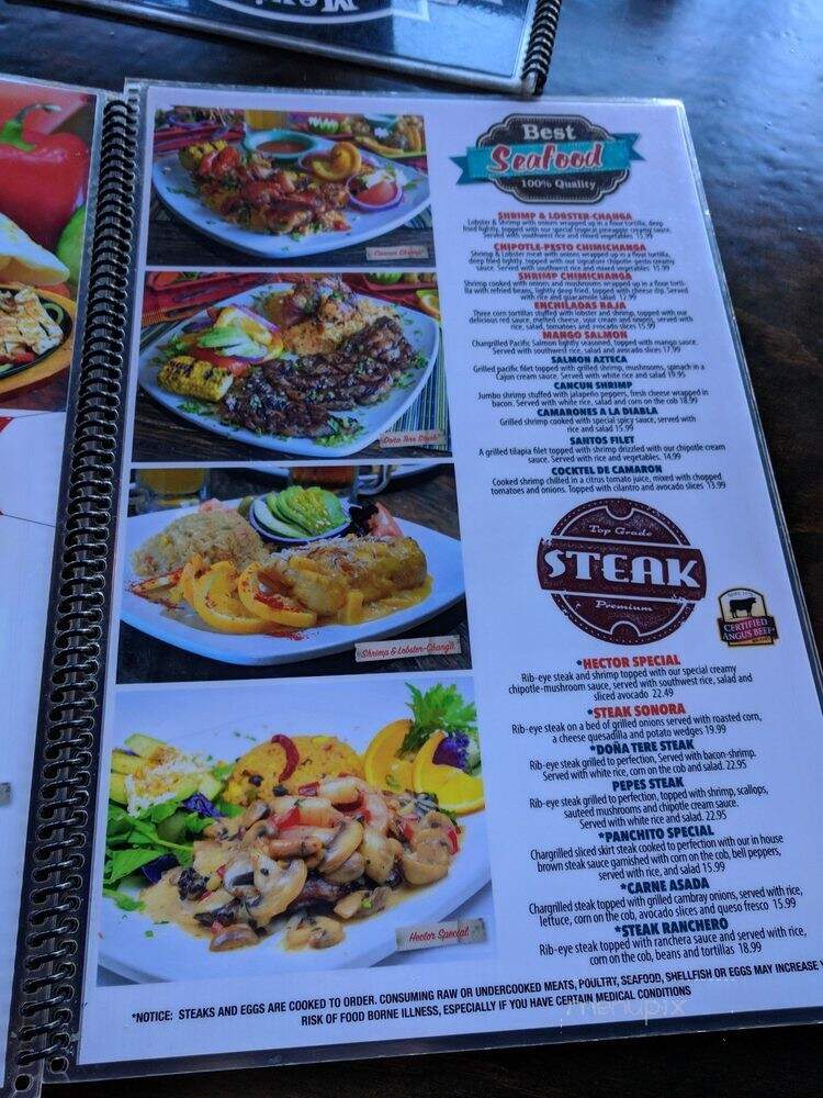 Pepe's Mexican Bar & Grill - Lawrenceville, GA menu_pic