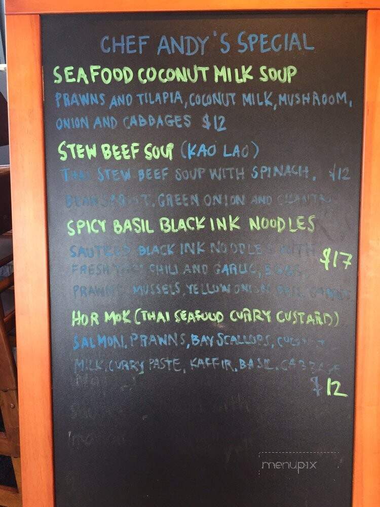 Rice Barn Thai Eatery & Wine Bar - Vacaville, CA menu_pic