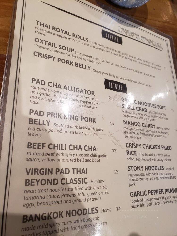 Rice Barn Thai Eatery & Wine Bar - Vacaville, CA menu_pic