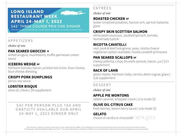 Whalers - Bay Shore, NY menu_pic