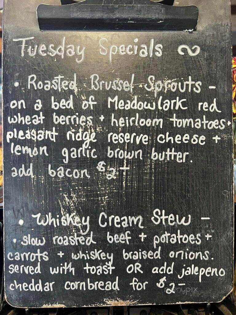 Cafe 43 - Mineral Point, WI menu_pic