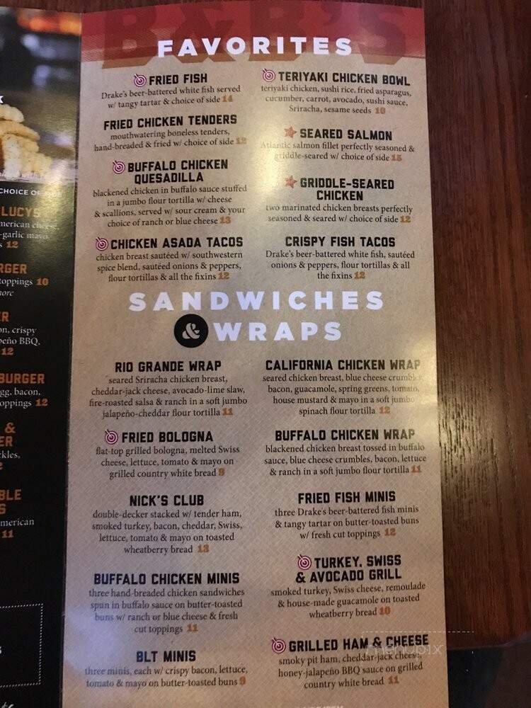 Drake's Chattanooga - Chattanooga, TN menu_pic