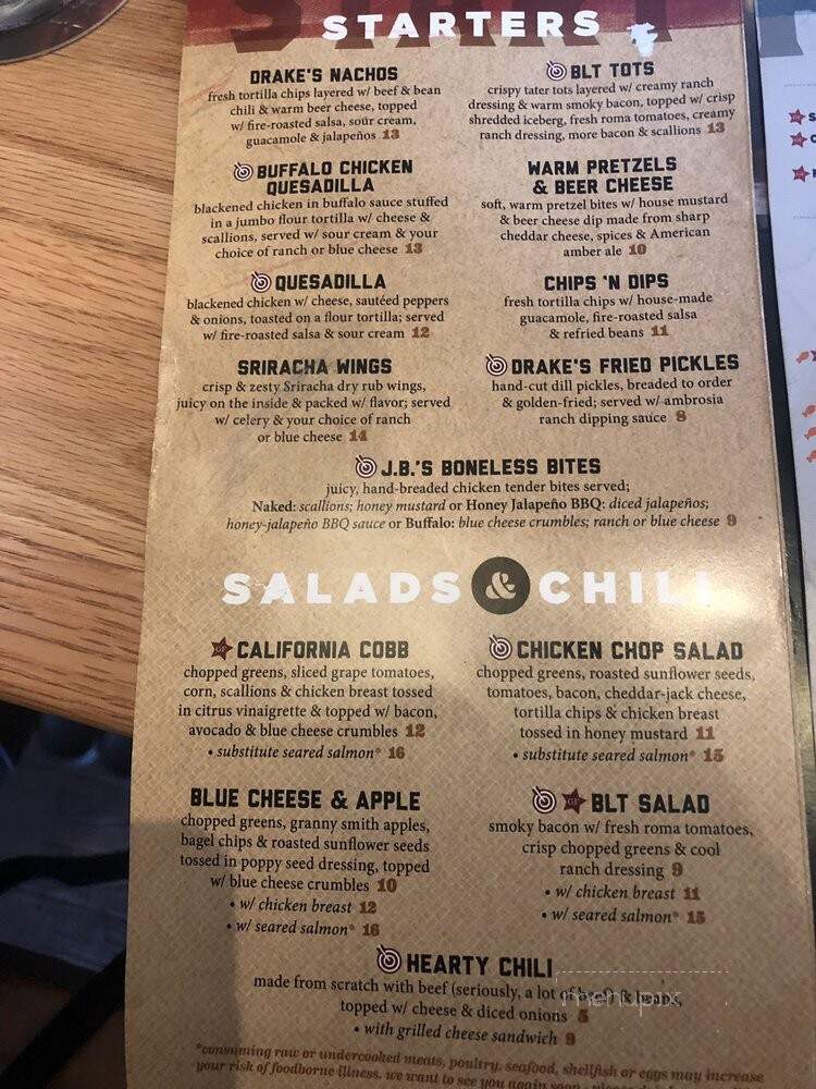 Drake's Chattanooga - Chattanooga, TN menu_pic