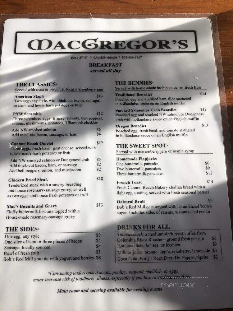 MacGregor's of Cannon Beach - Cannon Beach, OR